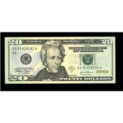 Fr. 2090-A $20 2004 Federal Reserve Note. Superb Gem Cr Fr. 2090-A $20 2004 Federal Reserve Note. Su