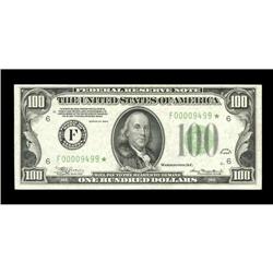 Fr. 2152-F* $100 1934 Federal Reserve Note. Gem Crisp U Fr. 2152-F* $100 1934 Federal Reserve Note. 
