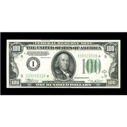 Fr. 2154-I* $100 1934B Federal Reserve Note. Gem Crisp Fr. 2154-I* $100 1934B Federal Reserve Note. 