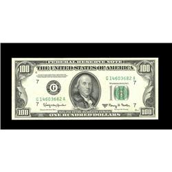 Fr. 2162-G $100 1950E Federal Reserve Note. Gem Crisp U Fr. 2162-G $100 1950E Federal Reserve Note. 