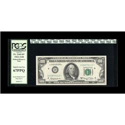 Fr. 2163-D* $100 1963A Federal Reserve Note. PCGS Super Fr. 2163-D* $100 1963A Federal Reserve Note.