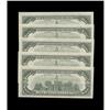 Image 2 : Fr. 2173-B $100 1990 Federal Reserve Notes. Five Cons Fr. 2173-B $100 1990 Federal Reserve Notes. Fi