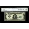 Image 1 : Fr. 2200-F $500 1928 Federal Reserve Note. CGA Gem Cris Fr. 2200-F $500 1928 Federal Reserve Note. C