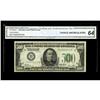 Image 1 : Fr. 2200-H $500 1928 Federal Reserve Note. CGA Choice U Fr. 2200-H $500 1928 Federal Reserve Note. C