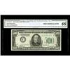 Image 1 : Fr. 2202-C $500 1934A Federal Reserve Note. CGA Gem Unc Fr. 2202-C $500 1934A Federal Reserve Note. 