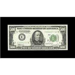 Fr. 2202-E $500 1934A Federal Reserve Note. Gem Crisp U Fr. 2202-E $500 1934A Federal Reserve Note. 
