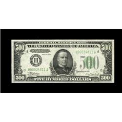 Fr. 2202-H $500 1934A Federal Reserve Note. Gem Crisp U Fr. 2202-H $500 1934A Federal Reserve Note. 
