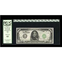 Fr. 2211-G* $1000 1934 Federal Reserve Star Note. PCGS Fr. 2211-G* $1000 1934 Federal Reserve Star N