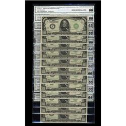 Fr. 2212-F $1000 1934A Federal Reserve Notes. CGA Gem U Fr. 2212-F $1000 1934A Federal Reserve Notes