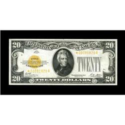 Fr. 2402* $20 1928 Gold Certificate. Extremely Fine.Thi Fr. 2402* $20 1928 Gold Certificate. Extreme