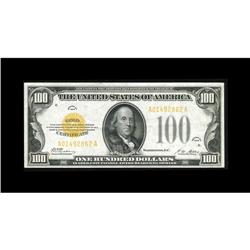 Fr. 2405 $100 1928 Gold Certificate. Extremely Fine-Abo Fr. 2405 $100 1928 Gold Certificate. Extreme