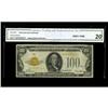 Image 1 : Fr. 2405* $100 1928 Gold Certificate. CGA Very Fine 20. Fr. 2405* $100 1928 Gold Certificate. CGA Ve