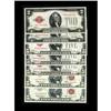 Image 1 : An Assortment of Small Size Red Seal Legal Tender Notes An Assortment of Red Seal Legal Tender Notes