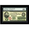 Image 1 : Fr. 16 $1 1862 Legal Tender PMG Choice Uncirculated 64. Fr. 16 $1 1862 Legal Tender PMG Choice Uncir