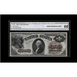 Fr. 30 $1 1880 Legal Tender CGA Gem Uncirculated 66. Br Fr. 30 $1 1880 Legal Tender CGA Gem Uncircul