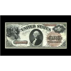 Fr. 30 $1 1880 Legal Tender Extremely Fine-About New. Fr. 30 $1 1880 Legal Tender Extremely Fine-Abo