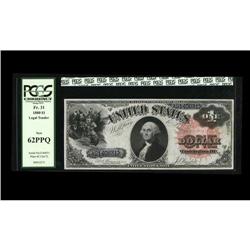 Fr. 31 $1 1880 Legal Tender PCGS New 62PPQ. Incredible Fr. 31 $1 1880 Legal Tender PCGS New 62PPQ.