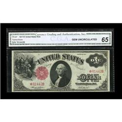 Fr. 36 $1 1917 Legal Tender Star Note CGA Gem Uncircula Fr. 36 $1 1917 Legal Tender Star Note CGA Ge