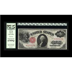 Fr. 36 $1 1917 Legal Tender Star Note PCGS Superb Gem N Fr. 36 $1 1917 Legal Tender Star Note PCGS S