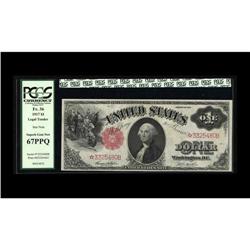 Fr. 36 $1 1917 Legal Tender PCGS Superb Gem New 67PPQ. Fr. 36 $1 1917 Legal Tender PCGS Superb Gem N