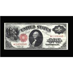 Fr. 38 $1 1917 Legal Tender Star Note Very Fine Fr. 38 $1 1917 Legal Tender Star Note Very Fine-Extr