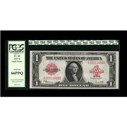 Fr. 40 $1 1923 Legal Tender PCGS Gem New 66PPQ. A reall Fr. 40 $1 1923 Legal Tender PCGS Gem New 66P
