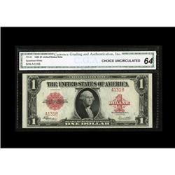 Fr. 40 $1 1923 Legal Tender CGA Choice Uncirculated 64. Fr. 40 $1 1923 Legal Tender CGA Choice Uncir