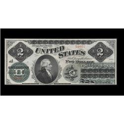 Fr. 41 $2 1862 Legal Tender Very Choice New. We sold th Fr. 41 $2 1862 Legal Tender Very Choice New.