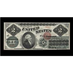 Fr. 41 $2 1862 Legal Tender Very Choice New. A beauty o Fr. 41 $2 1862 Legal Tender Very Choice New.