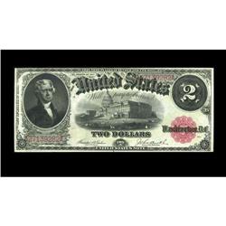 Fr. 57 $2 1917 Legal Tender New. Off-center to the top Fr. 57 $2 1917 Legal Tender New.