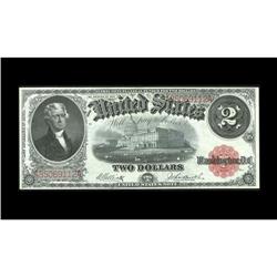 Fr. 58 $2 1917 Legal Tender Gem New. This Deuce has bro Fr. 58 $2 1917 Legal Tender Gem New.