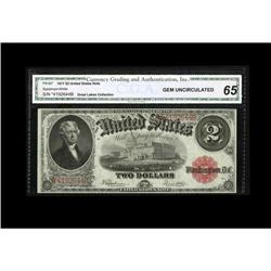 Fr. 60 $2 1917 Legal Tender Star Note CGA Gem Uncircula Fr. 60 $2 1917 Legal Tender Star Note CGA Ge