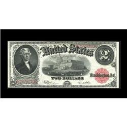 Fr. 60 $2 1917 Legal Tender Star Note Choice About New. Fr. 60 $2 1917 Legal Tender Star Note Choice
