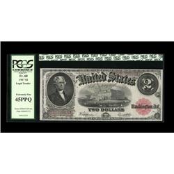 Fr. 60 $2 1917 Legal Tender PCGS Extremely Fine 45PPQ. Fr. 60 $2 1917 Legal Tender PCGS Extremely Fi