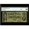 Image 1 : Fr. 61a $5 1862 Legal Tender Serial # 1 CGA Good 6 Fr. 61a $5 1862 Legal Tender Serial # 1 CGA Good 
