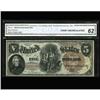 Image 1 : Fr. 72 $5 1880 Legal Tender CGA Crisp Uncirculated 62. Fr. 72 $5 1880 Legal Tender CGA Crisp Uncircu