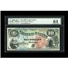 Image 1 : Fr. 96 $10 1869 Legal Tender PMG Choice Uncirculated 64 Fr. 96 $10 1869 Legal Tender PMG Choice Unci