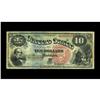 Image 1 : Fr. 96 $10 1869 Legal Tender Very Fine. A well-margined Fr. 96 $10 1869 Legal Tender Very Fine.