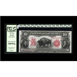 Fr. 122 $10 1901 Legal Tender PCGS Choice About New 58 Fr. 122 $10 1901 Legal Tender PCGS Choice Abo