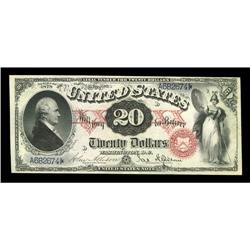 Fr. 129 $20 1878 Legal Tender Very Choice New. An absol Fr. 129 $20 1878 Legal Tender Very Choice Ne