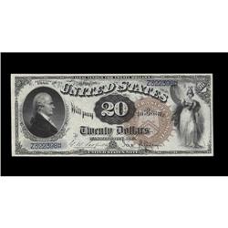 Fr. 130 $20 1880 Legal Tender Very Fine-Extremely Fine. Fr. 130 $20 1880 Legal Tender Very Fine-Extr
