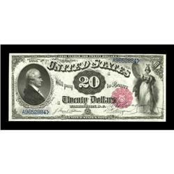 Fr. 141 $20 1880 Legal Tender Courtesy Autograph Gem Ne Fr. 141 $20 1880 Legal Tender Courtesy Autog