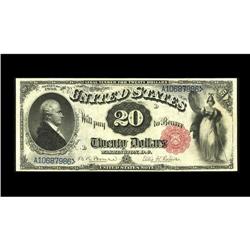 Fr. 142 $20 1880 Legal Tender Extremely Fine. A handsom Fr. 142 $20 1880 Legal Tender Extremely Fine