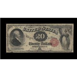 Fr. 143 $20 1880 Legal Tender Very Good. Fr. 143 $20 1880 Legal Tender Very Good.