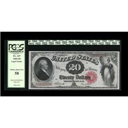 Fr. 147 $20 1880 Legal Tender PCGS Choice About New 58. Fr. 147 $20 1880 Legal Tender PCGS Choice Ab