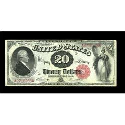 Fr. 147 $20 1880 Legal Tender Extremely Fine. Three fai Fr. 147 $20 1880 Legal Tender Extremely Fine