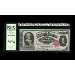 Fr. 223 $1 1891 Silver Certificate PCGS Choice About Ne Fr. 223 $1 1891 Silver Certificate PCGS Choi