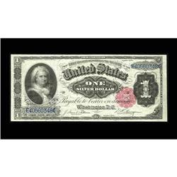 Fr. 223 $1 1891 Silver Certificate Very Fine-Extremely Fr. 223 $1 1891 Silver Certificate Very Fine-