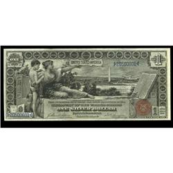 Fr. 224 $1 1896 Silver Certificate Gem New. Beautifully Fr. 224 $1 1896 Silver Certificate Gem New.