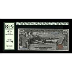 Fr. 224 $1 1896 Silver Certificate PCGS Gem New 66PPQ. Fr. 224 $1 1896 Silver Certificate PCGS Gem N